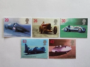 GB 1998 - BRITISH LAND SPEED RECORD HOLDERS   SET HINGED - Picture 1 of 6
