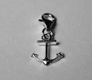 Elegante colgante de plata - Charms - ANCLA - 925 - Nuevo - Plata de ley  - Imagen 1 de 2