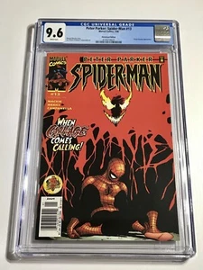 2000 PETER PARKER SPIDER-MAN #13 CARNAGE COVER RARE NEWSSTAND VARIANT CGC 9.6 WP - Picture 1 of 8