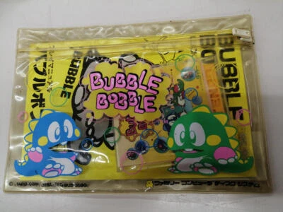 Taito Nintendo Famicom Disk System Bubble Bobble - Japan Retro Game - Pouch - Image 1 of 4