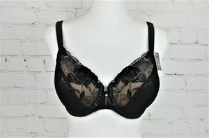 Reggiseno donna Wacoal taglia 34DD nero con ferretto tradizionale - nuovo con etichetta - Foto 1 di 11