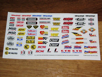 RC CAR DECAL/STICKERS 1/10 VATERRA/Losi V100/Kyosho/CAMARO/MUSTANG/CORVETTE*body - Image 1 of 3