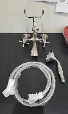 Relleno de bañera DXV con ducha de mano Randall pared de níquel cepillado D3510298C.144 Foto 1 de 4