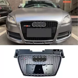 Parrilla de parachoques delantera con marco cromado para Audi TT TTS 2008-2014 actualización a TTRS - Imagen 1 de 7