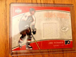 2005-06 UPPER DECK ICE JONI PITKANEN JERSEY 