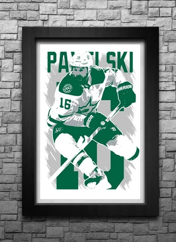 JOE PAVELSKI art print/poster DALLAS STARS FREE S&H! JERSEY Cover