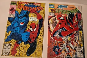 Marvel Comics Spiderman #15 y #16 casi nuevo primera aplicación Masterblaster Powerhouse 2 bks - Imagen 1 de 3