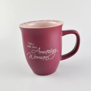 Tazza da caffè o tazza da tè in ceramica You Are An Amazing Woman - 14 oz. Viola  - Foto 1 di 4