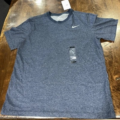 Nike Mens Swoosh Training T-shirt Large AR6029 473 Dri Fit New With Tags Shirt - Image 1 of 4