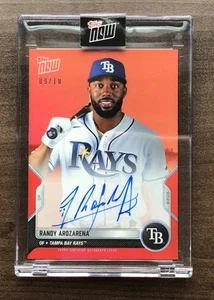 2022 Topps Now Opening Day Randy Arozarena Autograph Red Parallel #09/10 - Picture 1 of 2