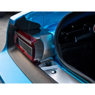 Tapicería de maletero ACC para Dodge Challenger R/T 2009-2014 acero inoxidable/cepillado Foto 1 de 4