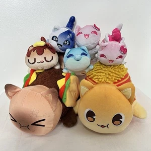 Aphmau MeeMeows & Catface Plush Lot Of 7 - Fries Burger Whale Pancake Celestial - Picture 1 of 6