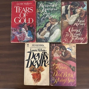 Laurie McBain VTG Books Lot (5) Romance Genre - Picture 1 of 3