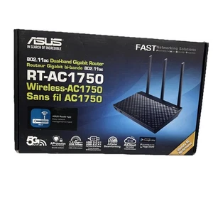 ASUS RT-AC66R 802.11ac Dual-Band Wireless-AC1750 Gigabit Router - Picture 1 of 3