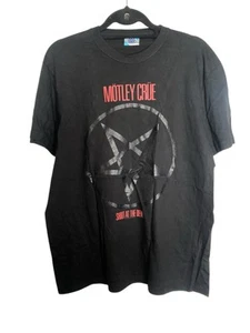 Mötley Crüe Shout Out To The Devil T-shirt Tee 2009 tour Size XL US Heavy Metal - Picture 1 of 9