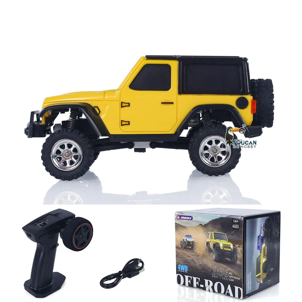 US STOCK 2.4G 1/36 RC Rock Crawler Off Road Car 4×4 RTR Model Vehicle w/ Lights - Image 1 of 4