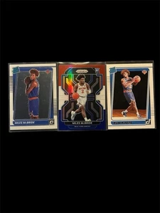 Miles McBride Rookie RC (3) Lot 2021 NY Knicks - Prizm, Rated Rookie, Optic - Picture 1 of 2