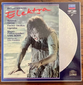 ELEKTRA Laserdisc LD Richard Strauss OPERA 2-Disc Box Set 1982 Gotz Friedrich - Picture 1 of 6