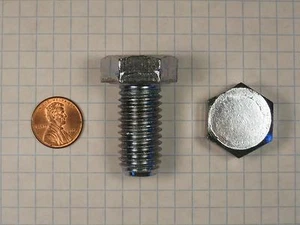 HEX TAP BOLT #(5/8"-11) x 1-1/4" STEEL, FULLY THREADED, ZINC-PLATED - Bild 1 von 1