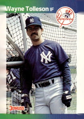 1989 Donruss #659a Wayne Tolleson - Image 1 of 2