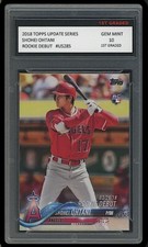 Shohei Ohtani 2018 Topps Update Series 1st Graded 10 Rookie Card RC Angels US285
