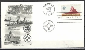 US Scott #1191 "New Mexico Statehood" First Day of Issue - Picture 1 of 1