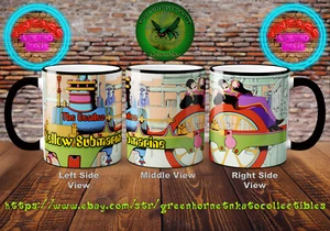 BEATLES Yellow Submarine JOHN LENNON Custom Designed 11 oz Beverage Coffee Mug - Picture 1 of 42
