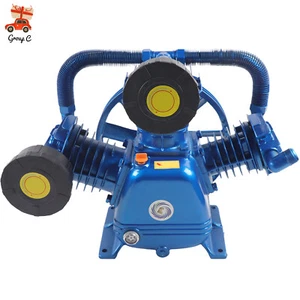 Pompa compressore aria in ghisa monofase 10HP 7,5KW 3 cilindri 1 31,7SCFM - Foto 1 di 16