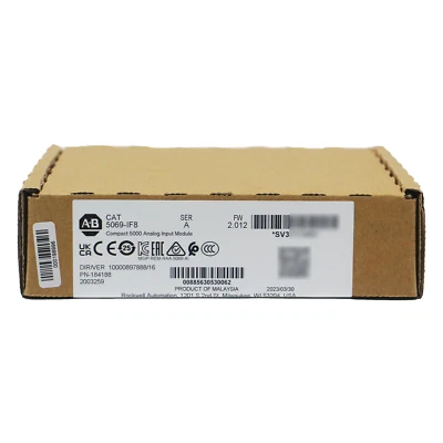AB NEW 5069-IF8 5069 Compact I/O 8 Channel Voltage/Current Analog Input Module - Image 1 of 4