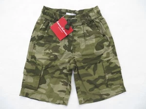 Hanna Andersson Shorts Boys 100 CAMO Cargos Cargo Short 4 NEW NWT Cotton - Picture 1 of 12