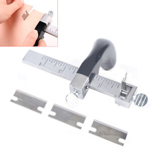Strip Strap cutter Professional Leather Craft Tools Punch Belt DIY + 3 x Blade