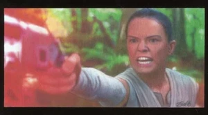 REY Star Wars ORIGINAL ART Full Color SIGNED SKETCH 1/1 - Masterpiece - Picture 1 of 2