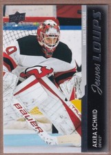 2021-22 Upper Deck Young Guns French #716 Akira Schmid RC - JEUNES LOUPS