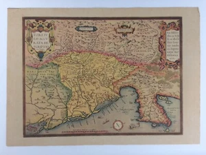 Antique Map Print Ioanis Sambuci 1573 Abraham Ortelius Reproduction - Picture 1 of 3