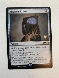 Sello Mazemind Tome *PROMO* MTG M21 MT/NM PW EDH Commander envío combinado - Imagen 1 de 2