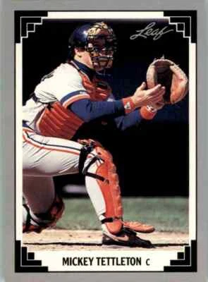 1991 Leaf Mickey Tettleton #322 - Image 1 of 2