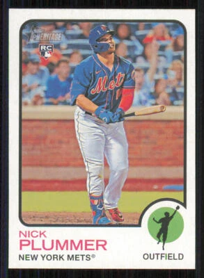 2022 Topps Heritage #624 Nick Plummer RC - Image 1 of 2