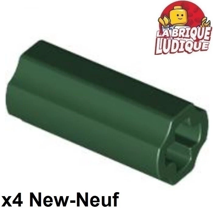 LEGO Technic 4x Achse Axle Steckverbinder 2L Smooth Hole Loch Grün Dunkel-/Dk - Bild 1 von 1