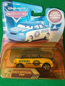 Disney Pixar Cars Race Official Tom Die Cast Spielzeugauto Mattel #57 Lenticular Eyes - Bild 1 von 4