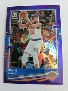 2021 Donruss Optic Kevin Knox Purple Prizm Refractor #73 NY Knicks