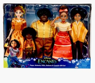 Disney Encanto Doll Family Gift Set Camilo Pepa Felix Dolores Antonio Madrigal - Image 1 of 4