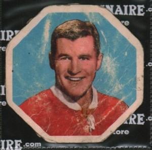 1961-62 York Peanut Butter hockey card Yellow Back - #36 Al Macneil (202421)