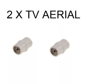 NUEVO TV Conector Aéreo Acoplador de Plomo Hembra a Hembra Adaptador Coaxial Coaxial - Imagen 1 de 1
