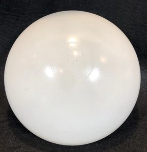 White Frosted Lighting Ceiling Fixture Glass, 5 5/8” Diameter, 3 3/4” Tall - Picture 1 of 5