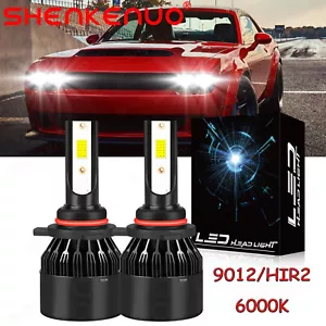 Kit de bombillas de haz alto y bajo LED 9012 blancas para Dodge Challenger 2015-2019 - Imagen 1 de 14