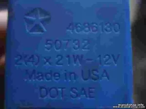 Blinkrelais Chrysler Voyager Jeep Grand Cherokee 4686130 50732 - Picture 1 of 3