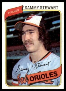 1980 TOPPS BASEBALL #119 SAMMY STEWART