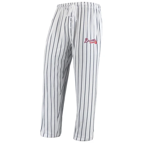 Men's Concepts Sport White/Navy Atlanta Braves Vigor Lounge Pant Cover