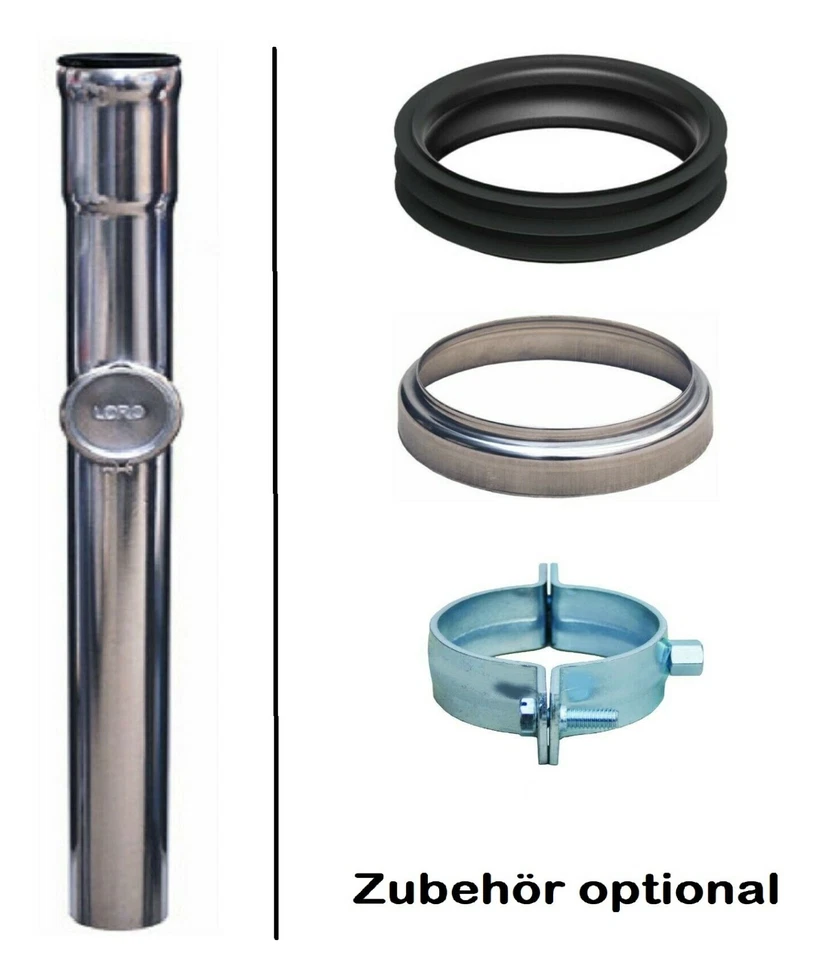 LORO internally coated rain standpipe galvanized cleaning DN 100x1000mm  - Image 1 of 1