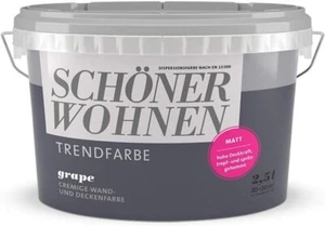 Schöner Wohnen Trendfarbe Wandfarbe 1 Liter Grape matt - Bild 1 von 2